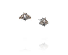 Diamond Bee Studs