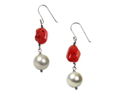 Coral Earrings