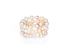 Freshwater Pearl Triple Wrap Bracelet