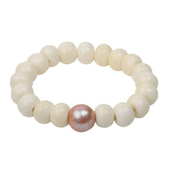 Pink Pearl Stretch Bracelet