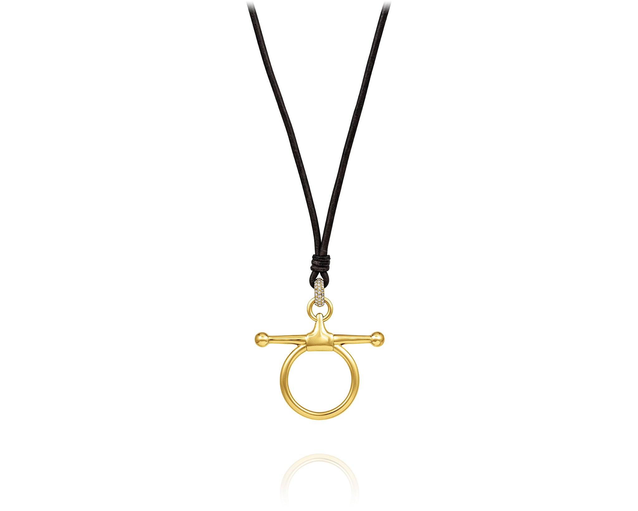 Fulmer Bit Necklace | Gold