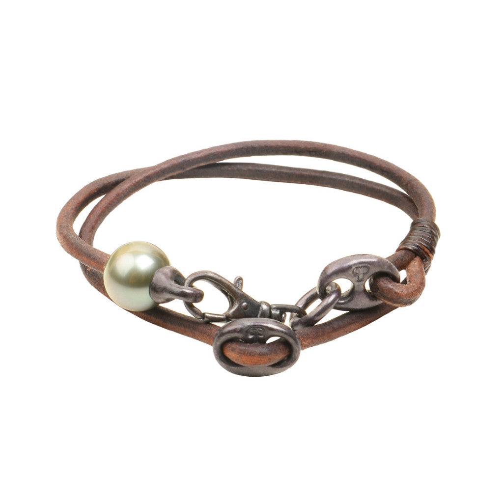 VINCENT PEACH | Bracelets – Page 5 – Designer Pearl and Leather Jewelry ...