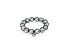 Tahitian Pearl Stretch Bracelet – Designer Pearl and Leather Jewelry ...