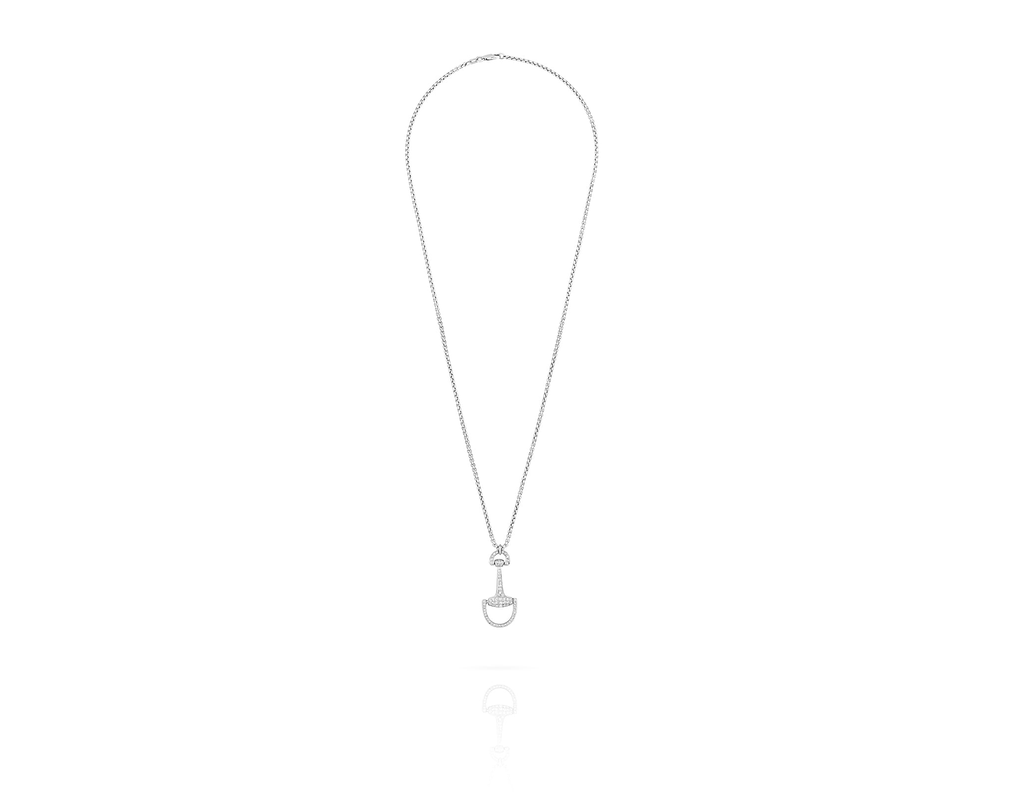 Medium Montana Charm Necklace | Diamond