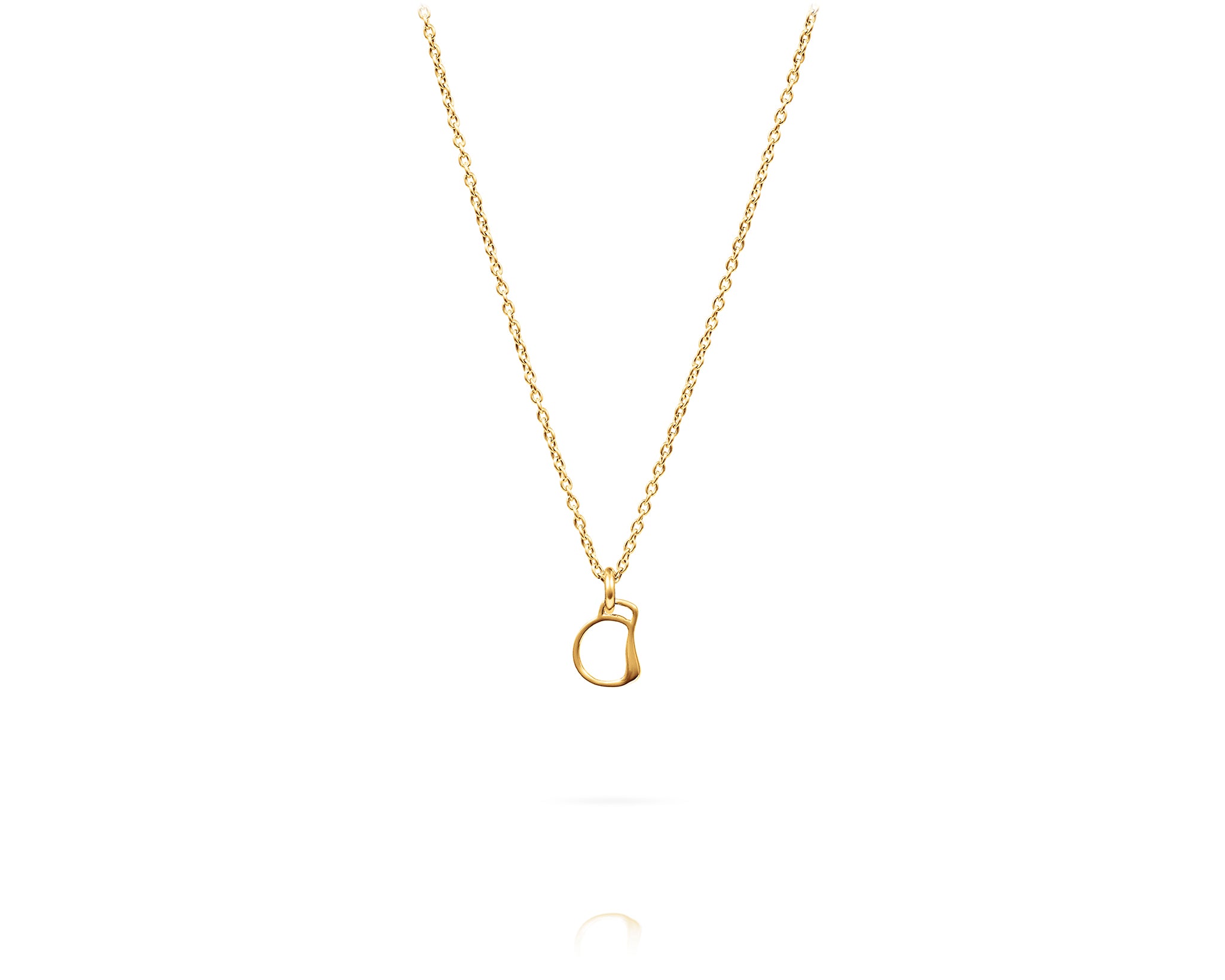 Small Cheval Bit Charm Necklace | Gold