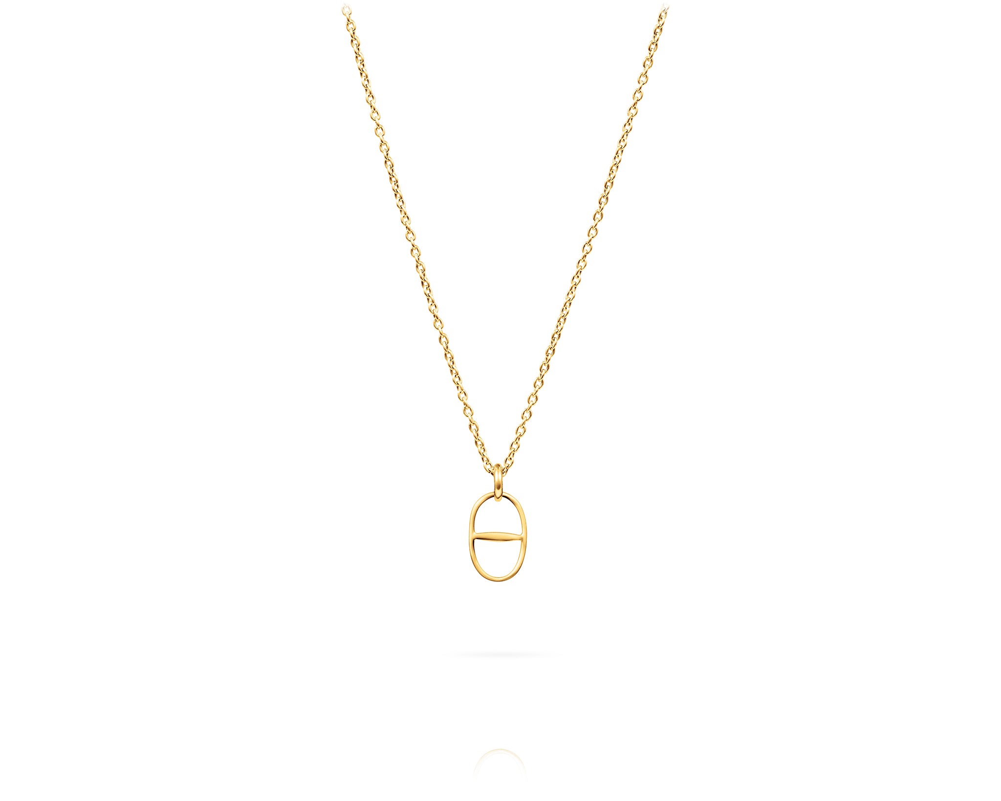 Small Kingston Bit Charm Necklace | Gold