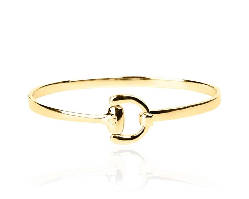 Equestrian Bangle – Designer Pearl and Leather Jewelry | VINCENT PEACH