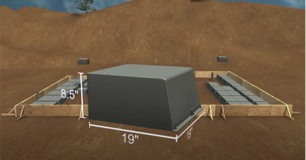 Wafflemat's patented Wafflebox design requires less concrete, greatly reducing waffle slab vs raft slab cost. Each waffle slab section is made of interconnected waffleboxes and post tensioned cables.