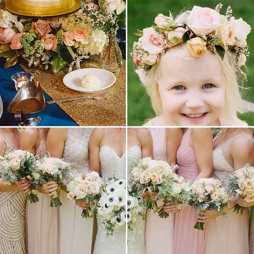 Preserved Baby's Breath Flower Crown Flower Girl Blush Floral Crown