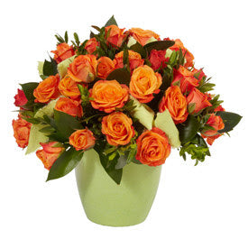 Orange Spray floral bouquet idea