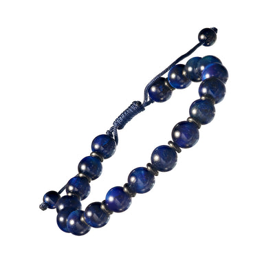 BBB055-LV Wood Beaded Bracelet w/ Lava Stone Beads – The Silver Room