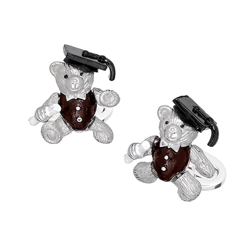 teddy bear cufflinks