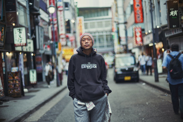 DJ MURO X EXPANSION NY collaboration hoodie