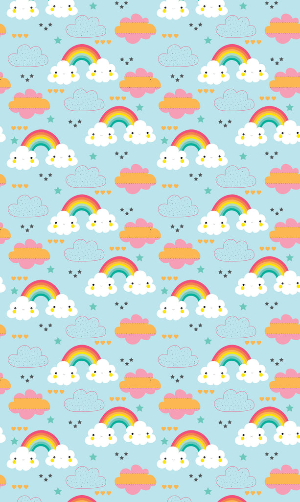 Smiley Clouds Photo Backdrop – PepperLu