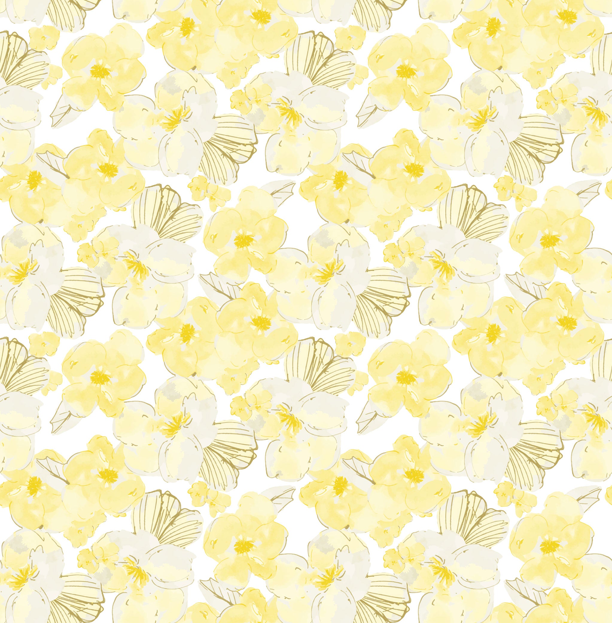 Yellow Flowers Photo Backdrop – PepperLu
