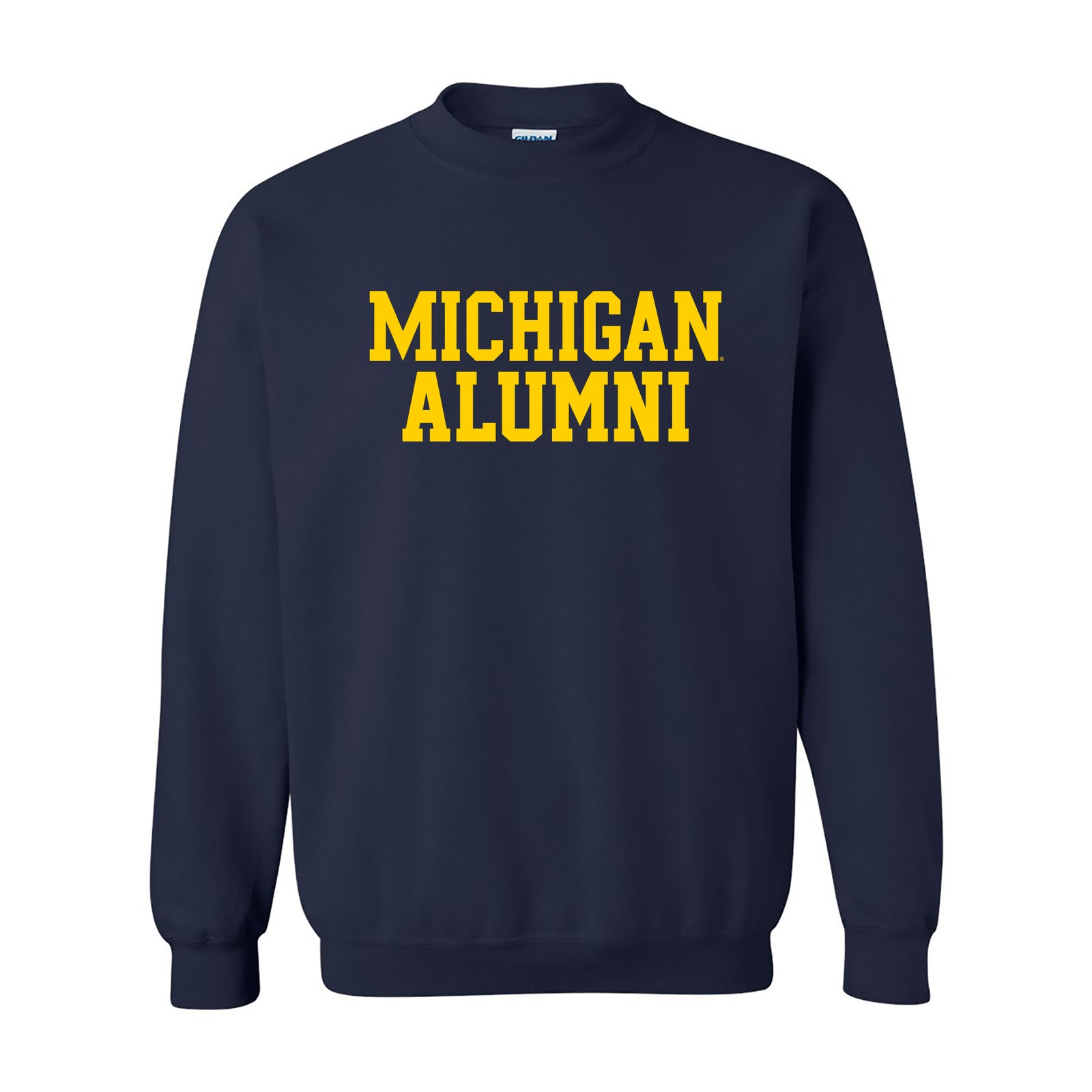 University of Michigan Alumni Heavy Blend Crew Sweatshirt Navy
