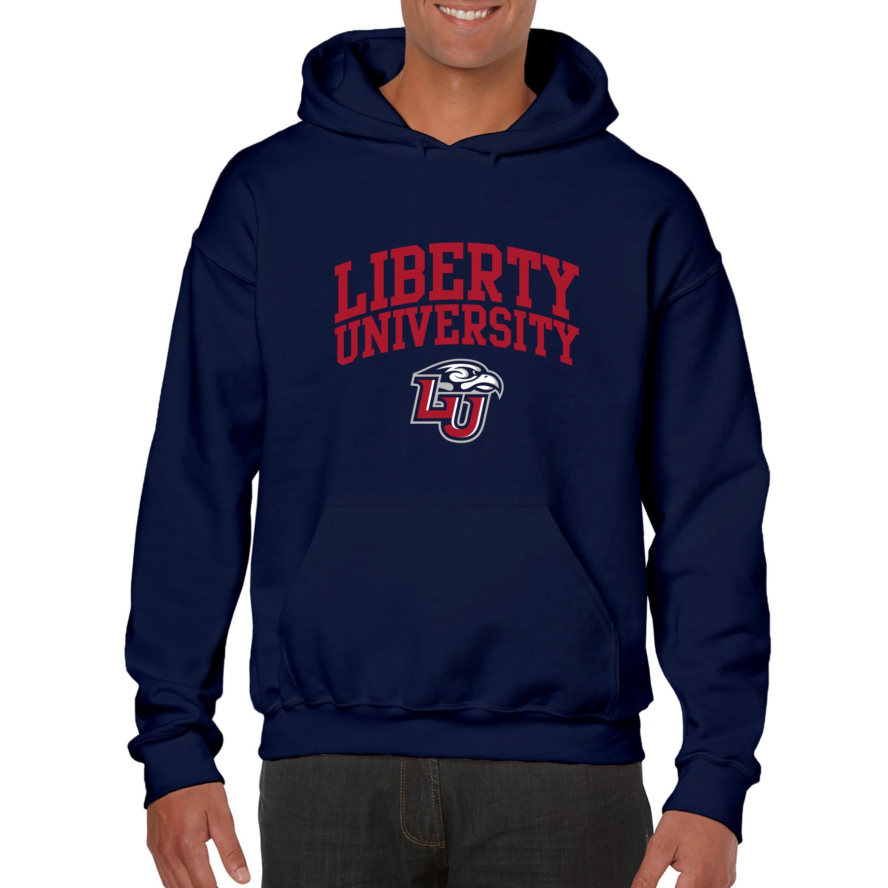 Liberty University Flames Arch Logo 