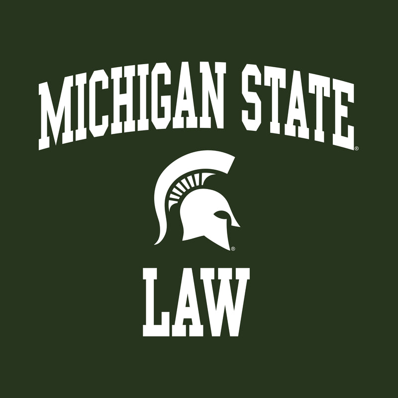 Michigan State University Spartans Arch Logo Law Short Sleeve T Shirt