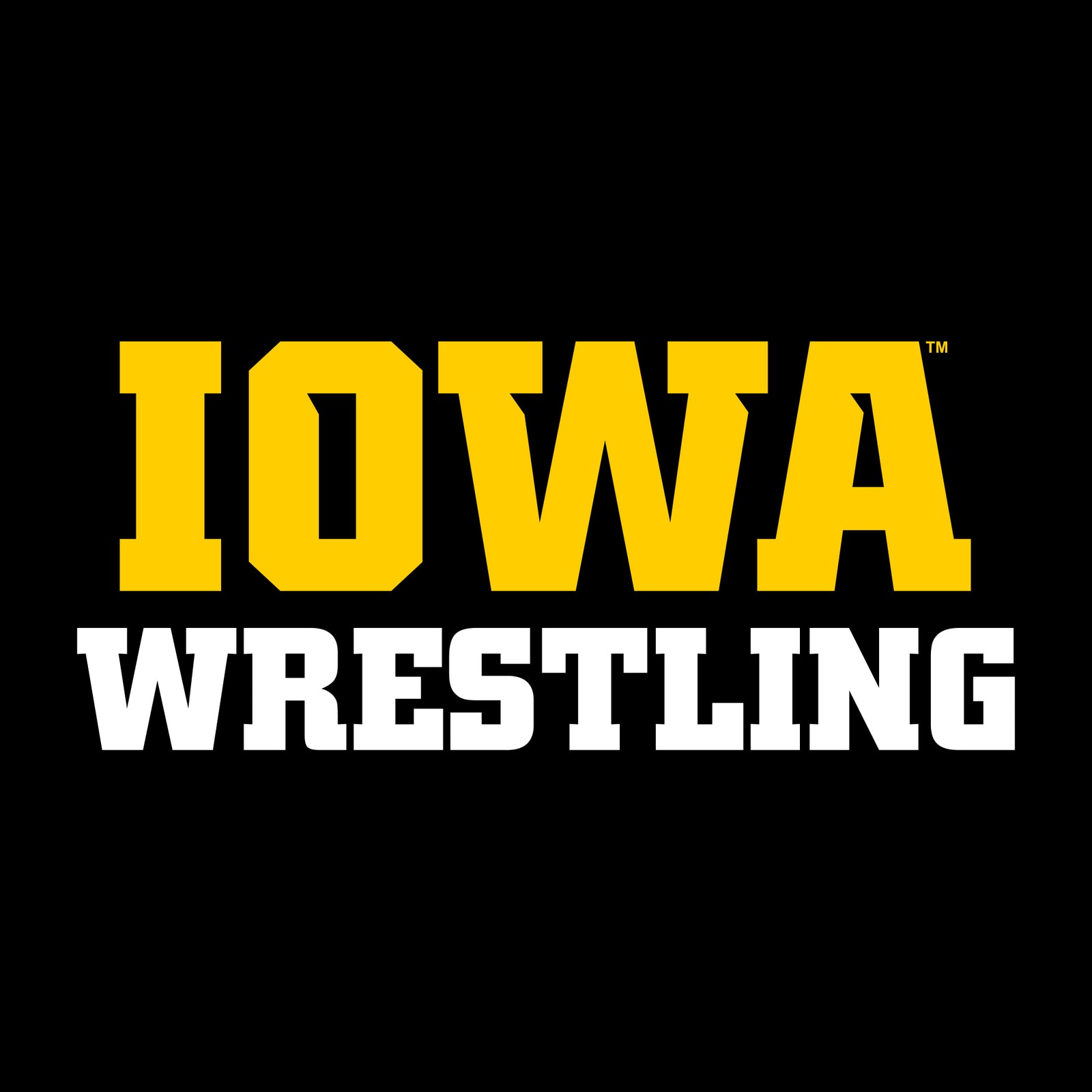 University of Iowa Hawkeyes Wrestling Herky Logo Left Chest Full Zip H