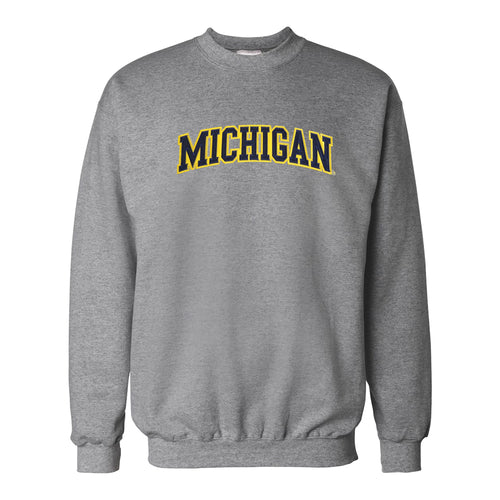 u of m crewneck