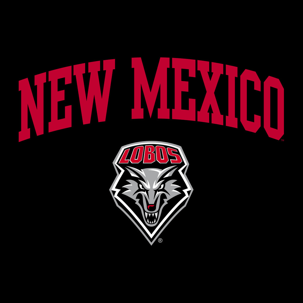 University of New Mexico Lobos Arch Logo Cotton Hoodie - Black