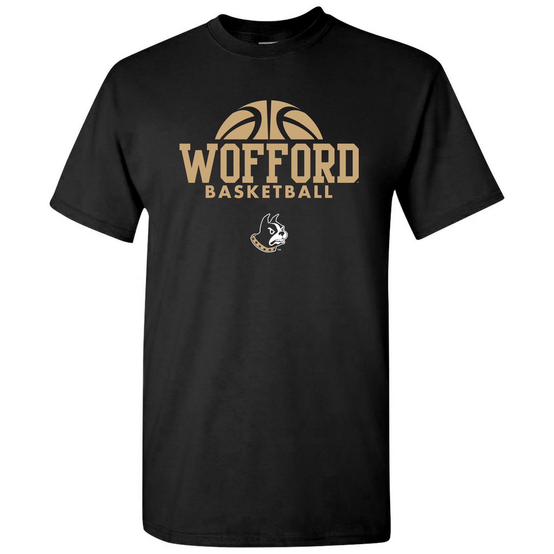 Wofford College Terriers Basketball Hype T Shirt Black