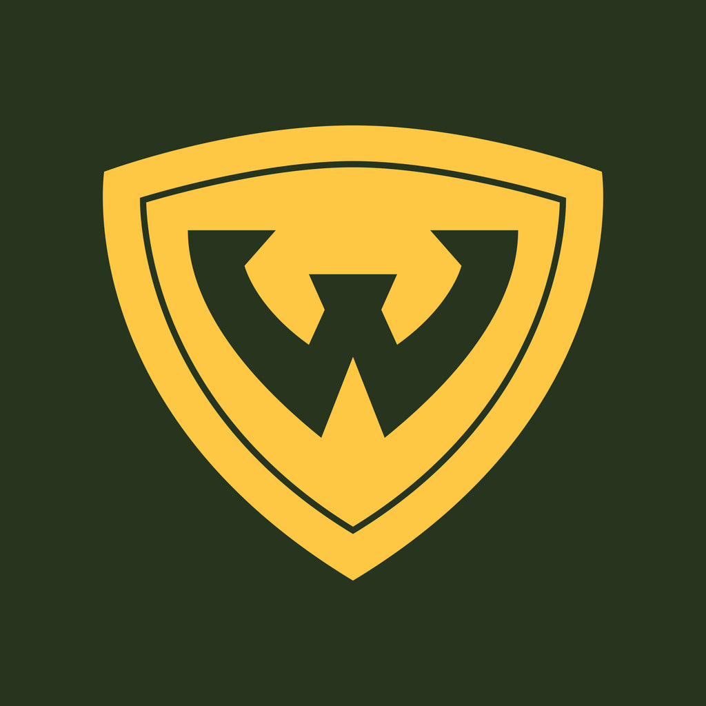 Wayne State University Warriors Primary Logo Youth Short Sleeve T Shir