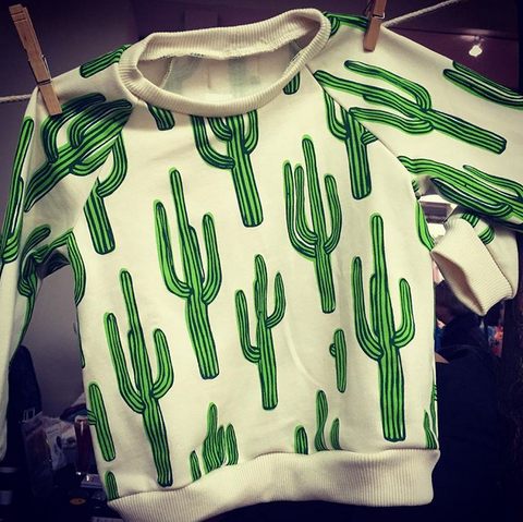 cactus sweatshirt