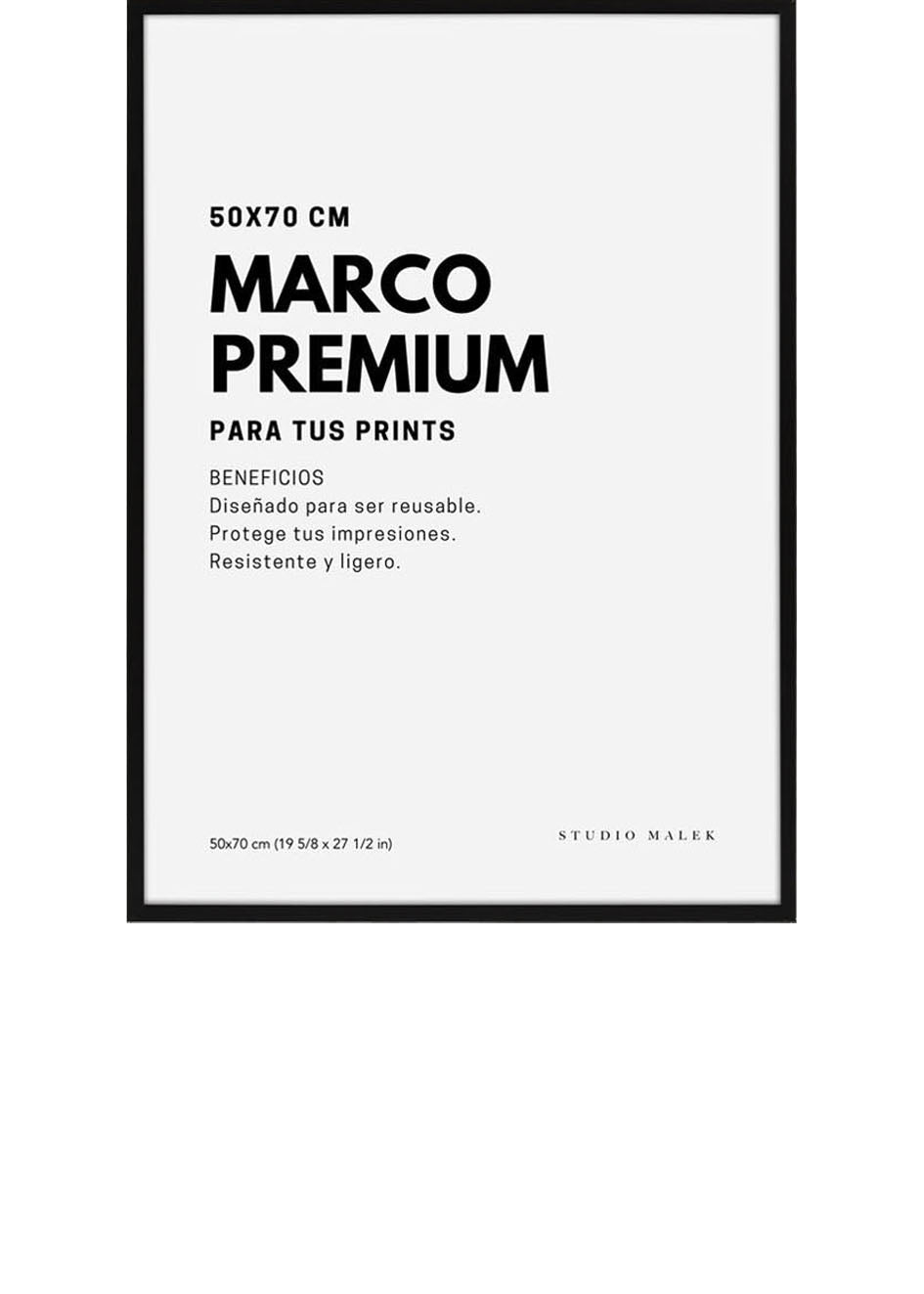 Cuadro You are the Best - Marco negro - 60x40 - Habiku