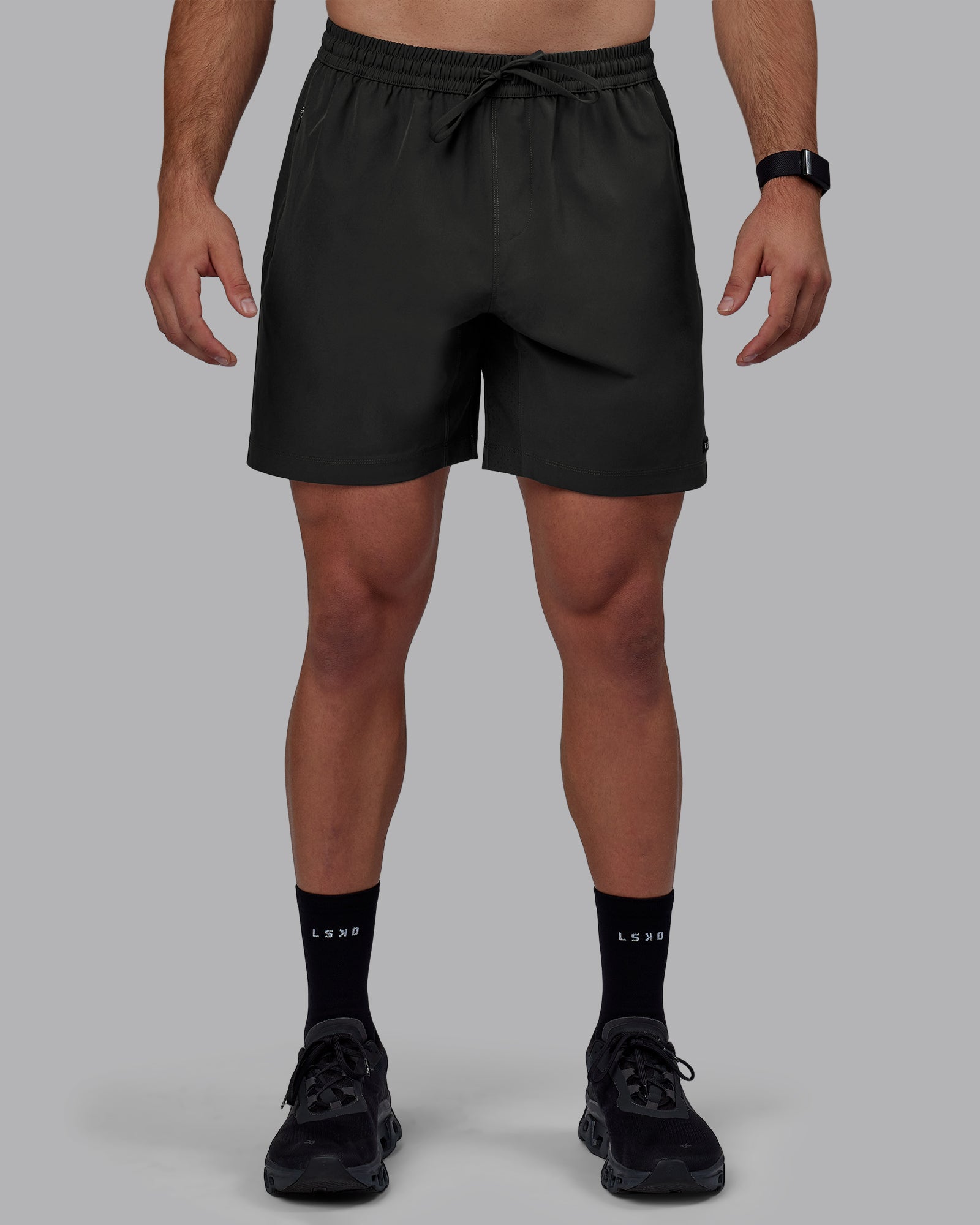 Rep 7" Performance Shorts - Pirate Black - LSKD US product image