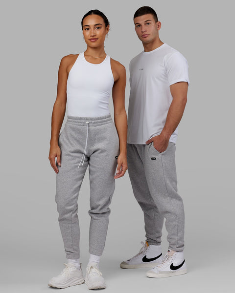wybzd Women Side Split Snap Button Track Pants Cinch Bottom Sweatpants  Dance Joggers Active Workout Pants Gray L 
