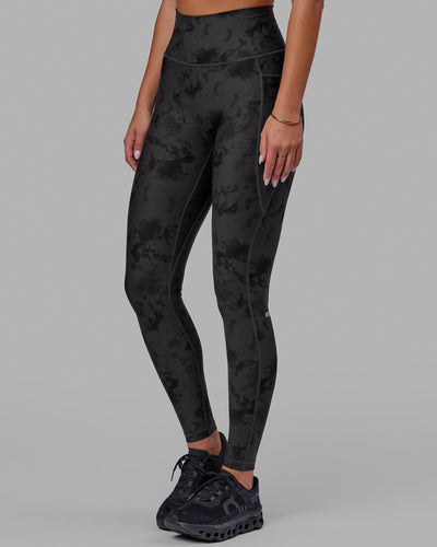 Fusion Full Length Leggings - Strong Blue