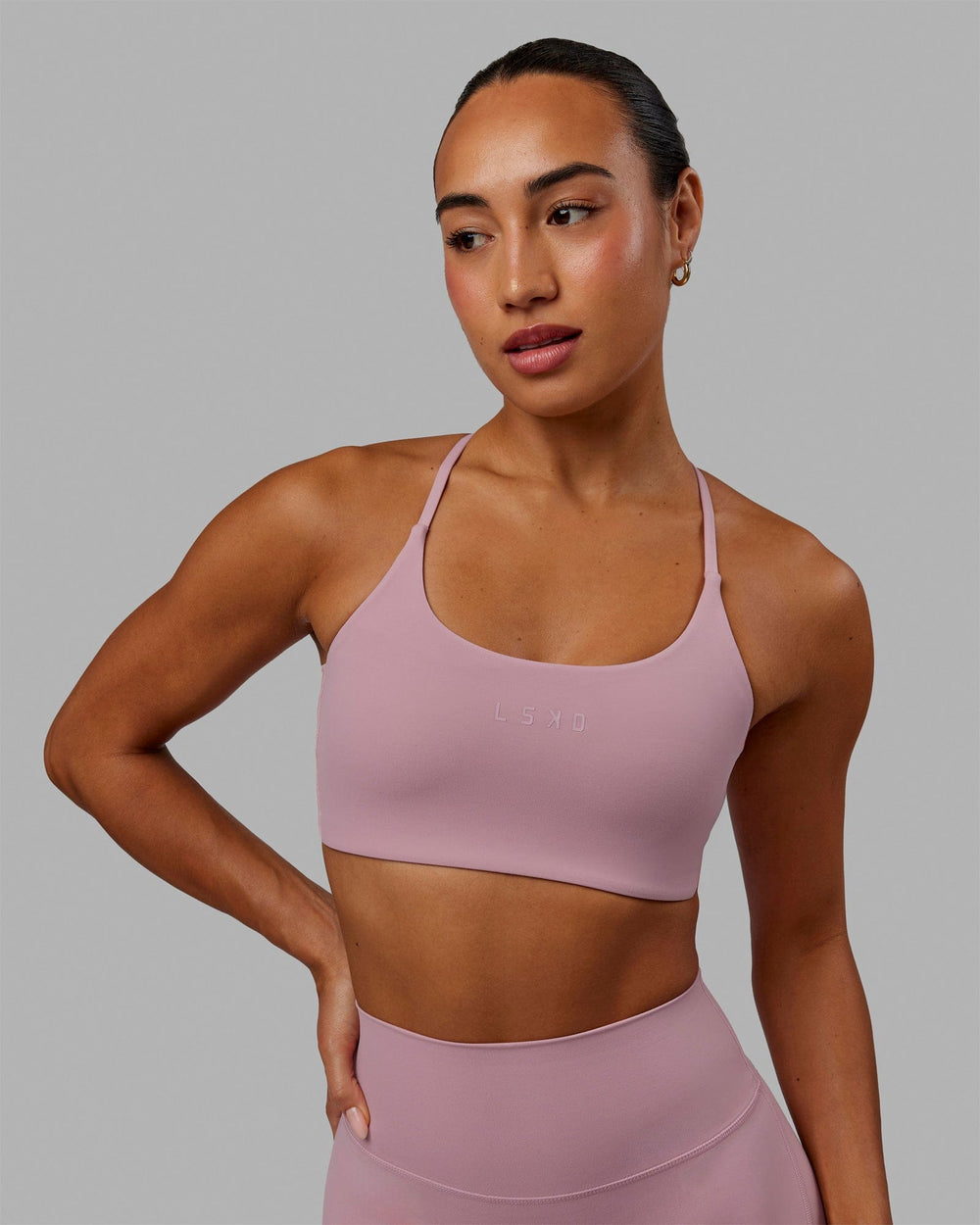 Twist Sports Bra - Cranberry