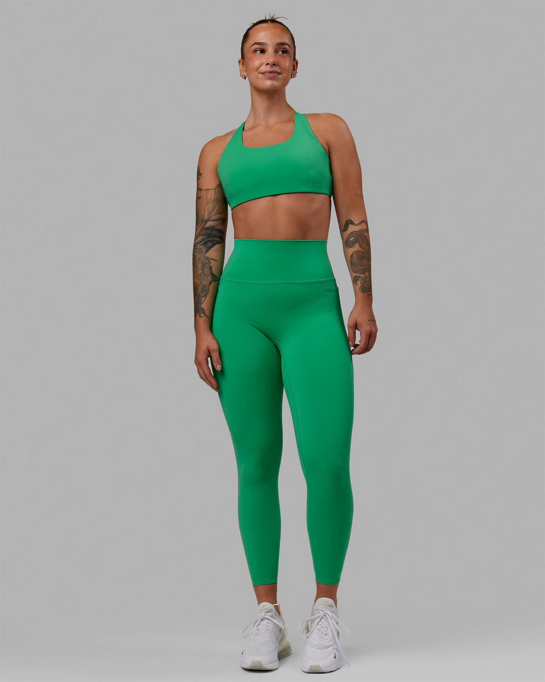 Elixir Full Length Leggings With Pockets - Cardinal