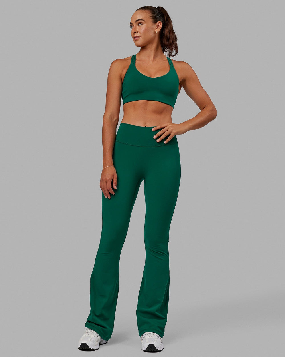 Everyday Flared Leggings Petite - Malachite