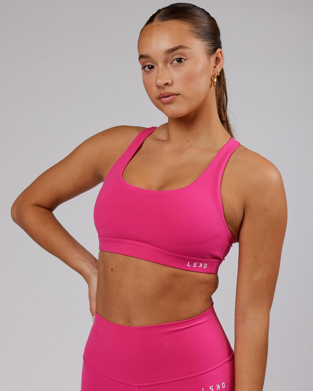 Base Sports Bra - White – LSKD US