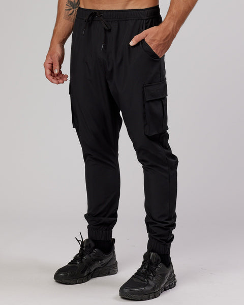 Buy Rad Prix Men Light Grey Cotton Textured Cargo Joggers Online