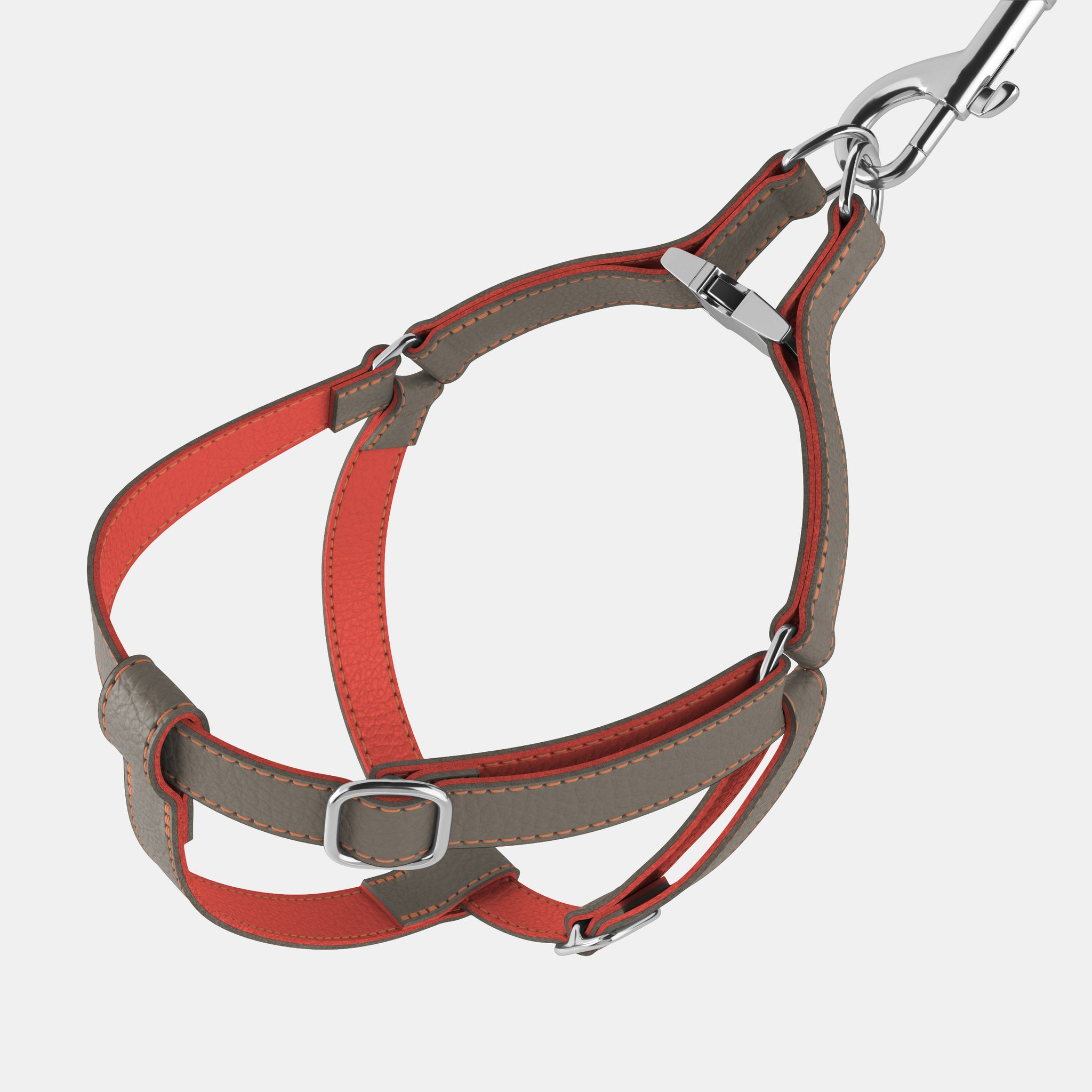 four times Zoom in lanthanum italian leather dog harness As well more ...