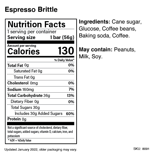 Espresso Brittle - Sweetsmith Candy Co.
