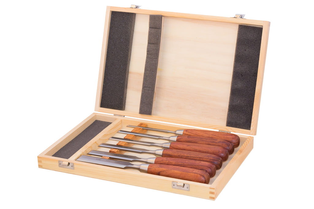 Luban 6 Piece Bench Chisel Set by Qiangsheng Tools Co 