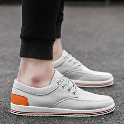 mens canvas lace up shoes