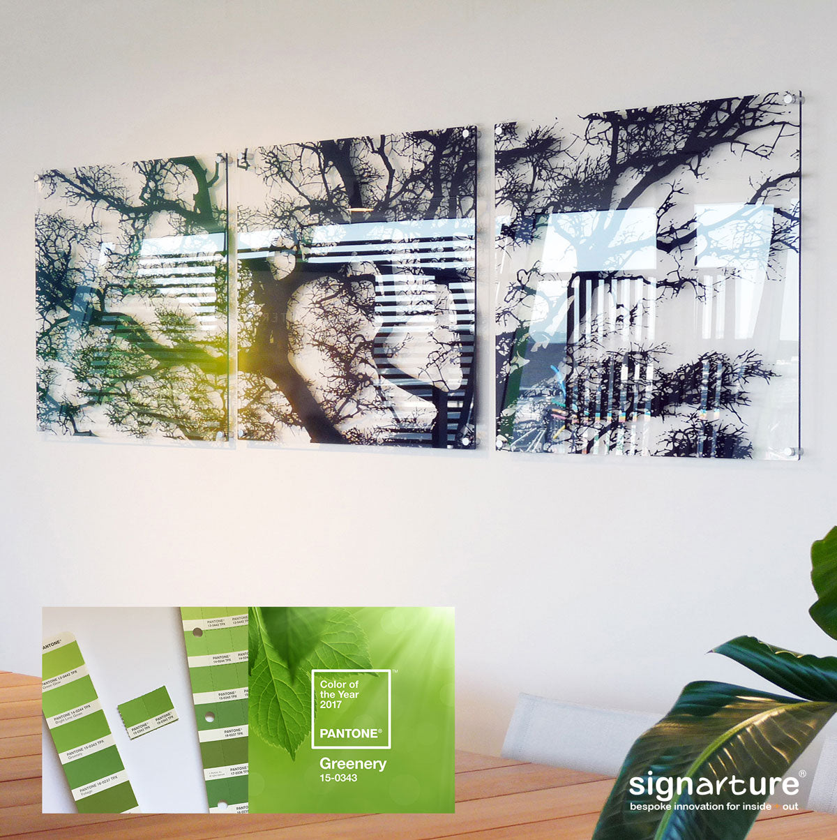 Pantone Colour of the Year 2017 featured in Signarture Perspex Artwork Burrawang 