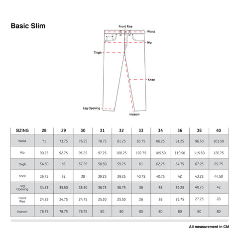 Size Chart – Jimmy and Martin