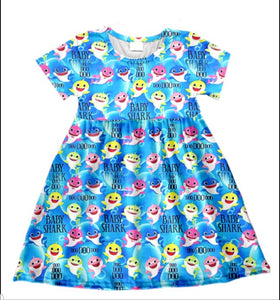 baby shark boutique dress