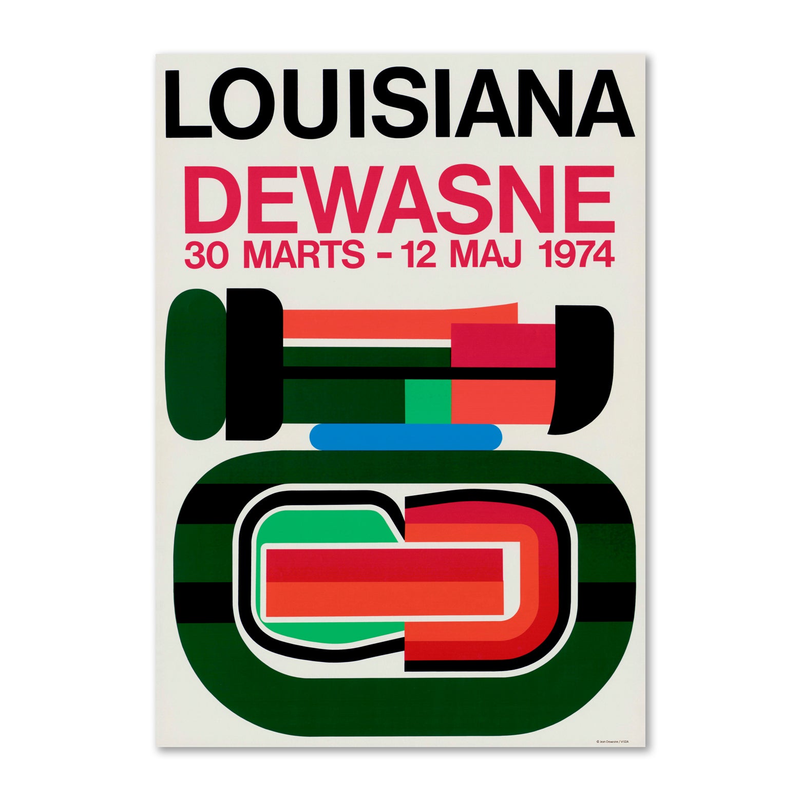 Dewasne 1974 Louisiana Plakat Louisiana Design Butik 8473