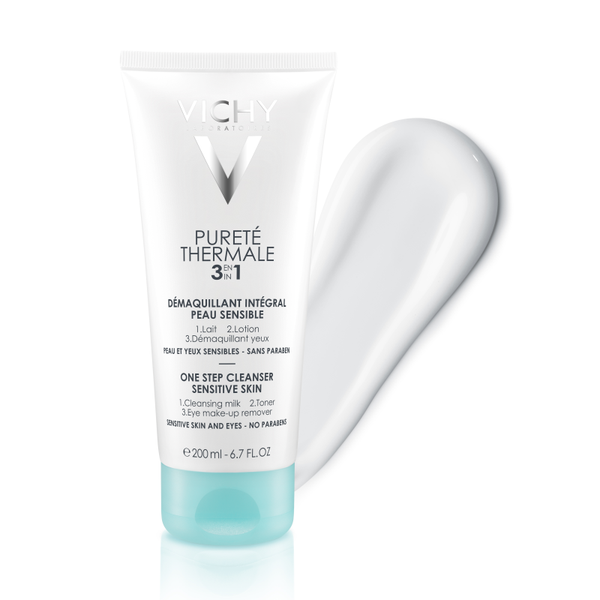 Pureté Thermale 3In1 One Step Cleanser là sản phẩm giúp làm sạch khuôn mặt của bạn nhanh chóng và hiệu quả. Chứa các thành phần tự nhiên, nó không chỉ làm sạch da mà còn cung cấp độ ẩm cho làn da của bạn. Để biết thêm về sản phẩm, hãy xem hình minh họa liên quan.