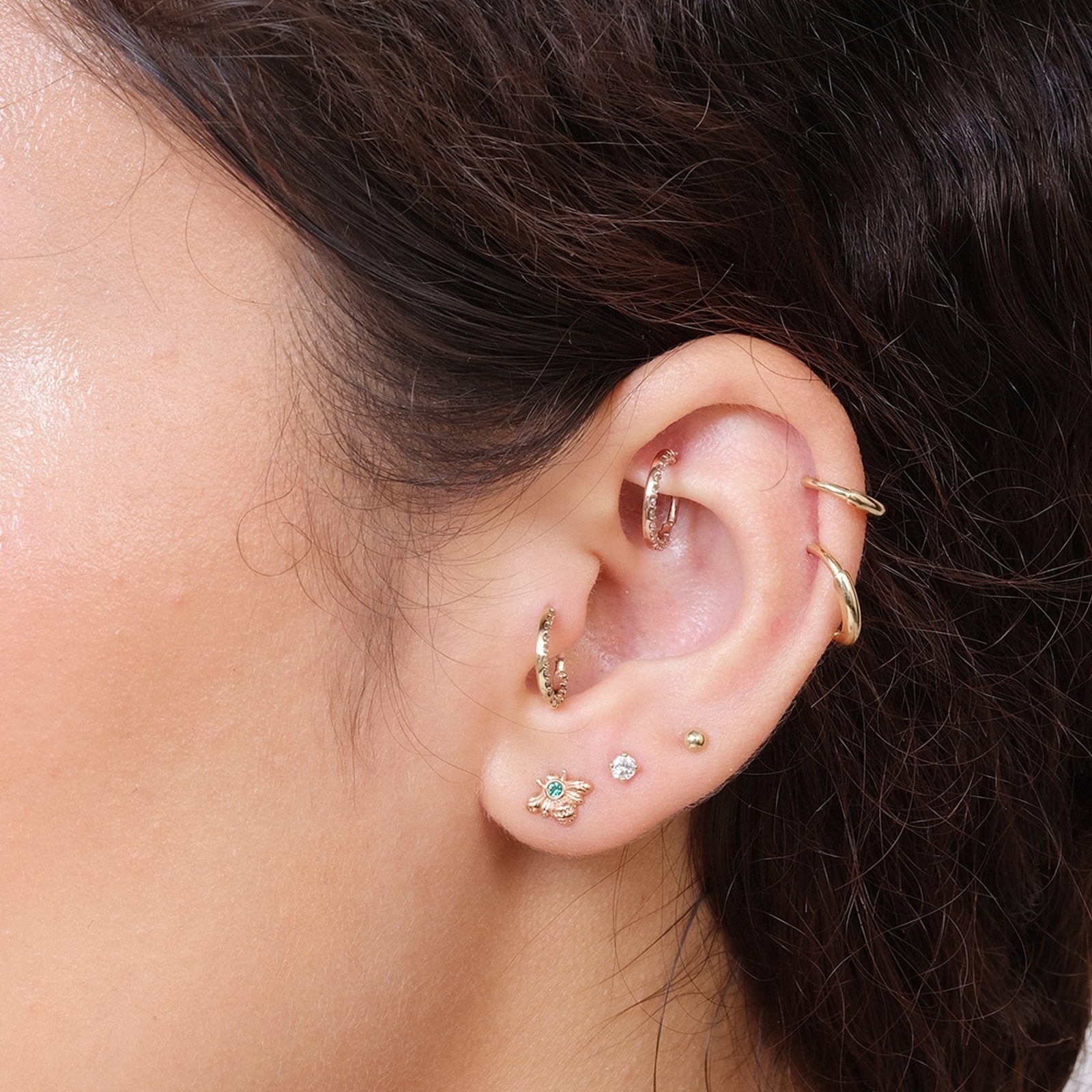 Bee helix store earring