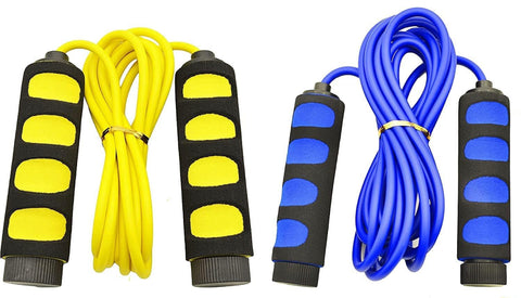 2 pak of adjustable jump ropes for adults and kids