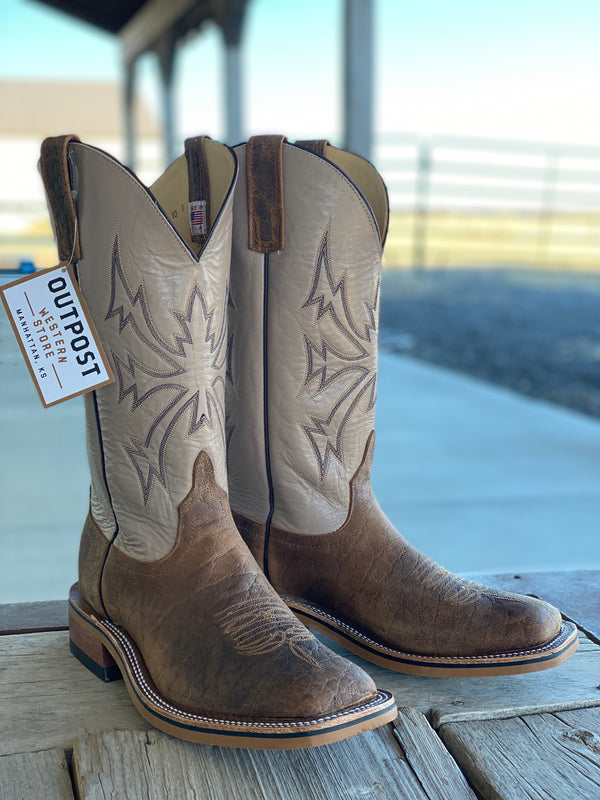 Anderson Bean | Natural Brahma Bison Boot | Outpost Western Store