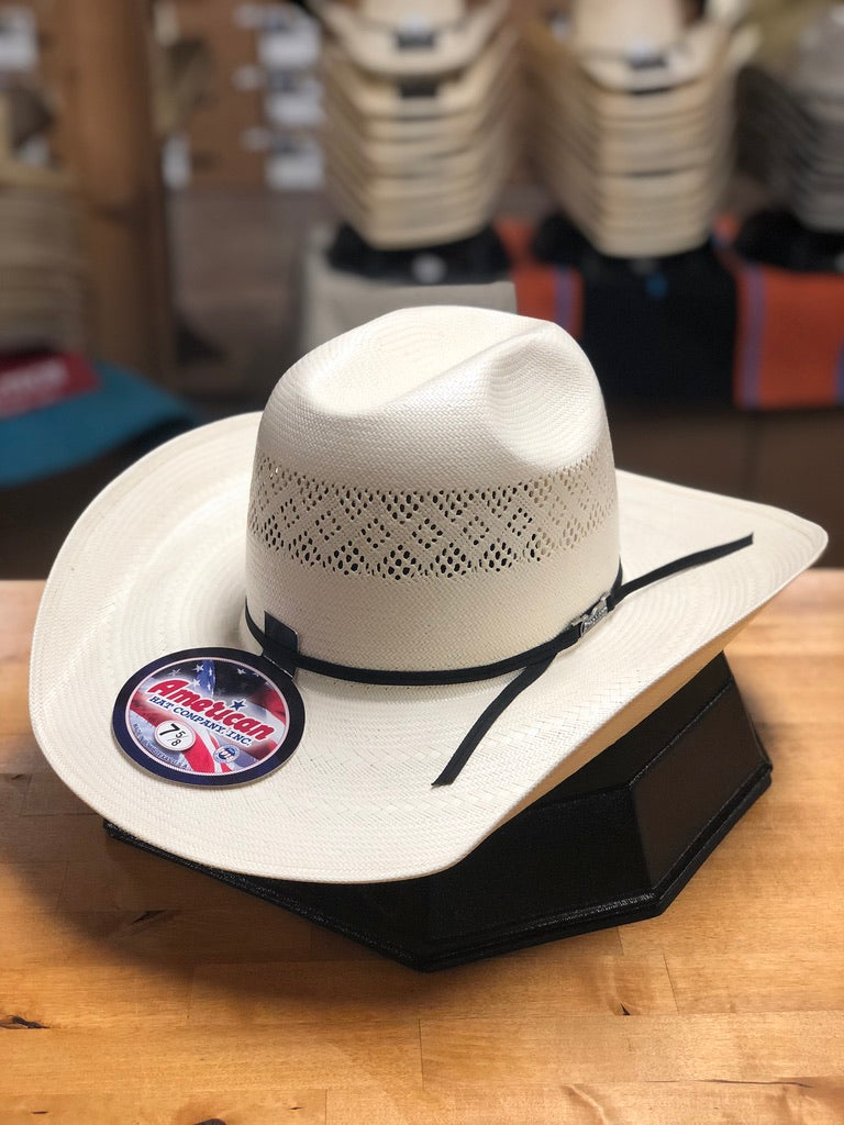 American Cowboy Hat Mens Straw Minnick 5/8 Natural 65365 ...
